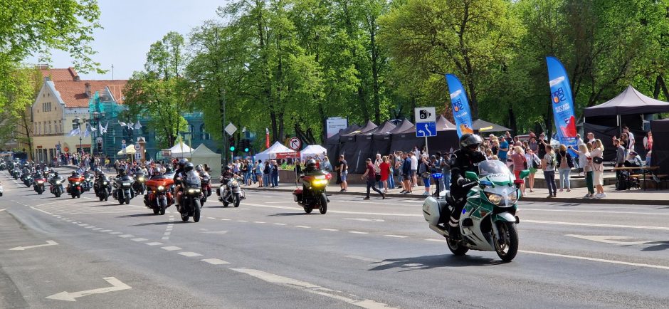 Motociklininkų sezonas Klaipėdoje – atidarytas