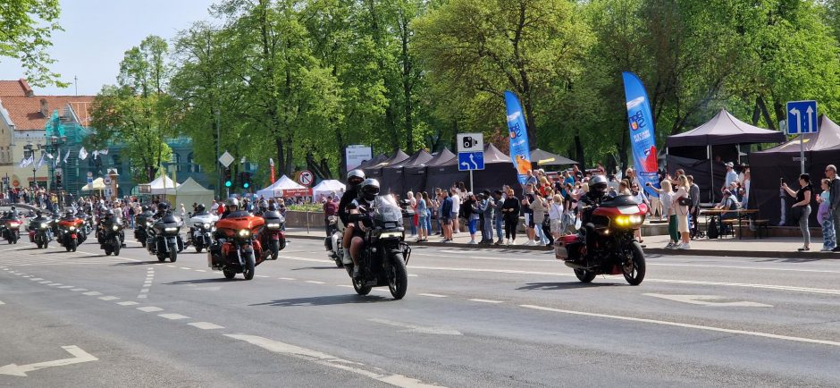 Motociklininkų sezonas Klaipėdoje – atidarytas