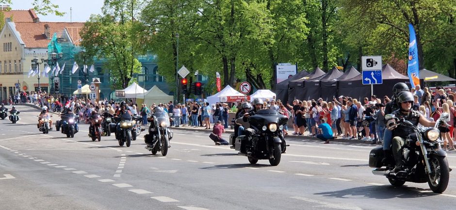 Motociklininkų sezonas Klaipėdoje – atidarytas