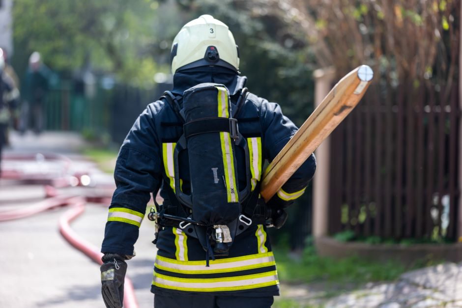 Marijampolėje, užgesinus gaisrą, rastas apdegęs vyro kūnas