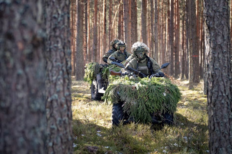 Šiaurės Lietuvoje prasideda savanorių ir NATO karių pratybos