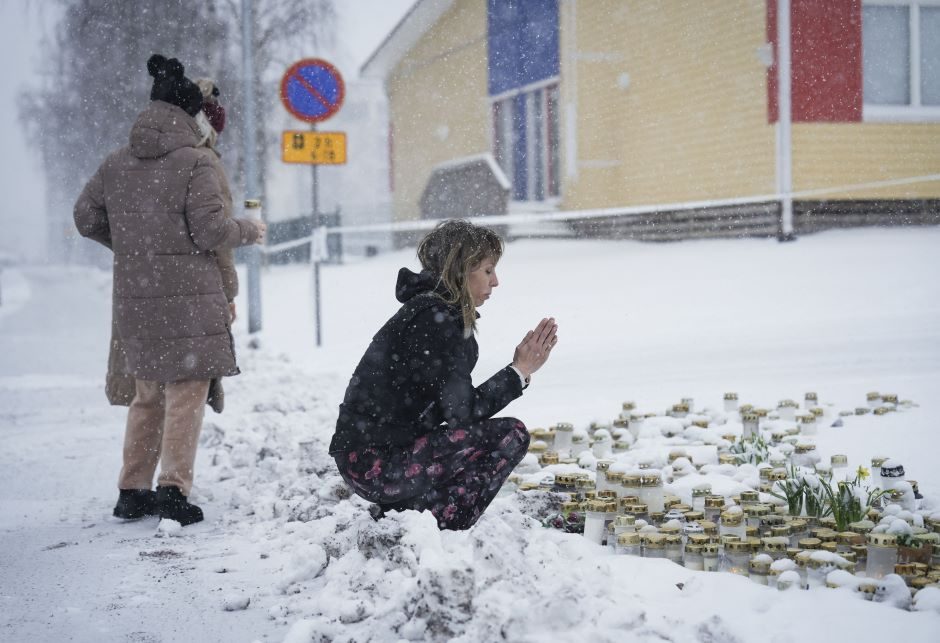 Suomijos policija: tikėtina, kad mokykloje surengtos šaudynės buvo suplanuotos