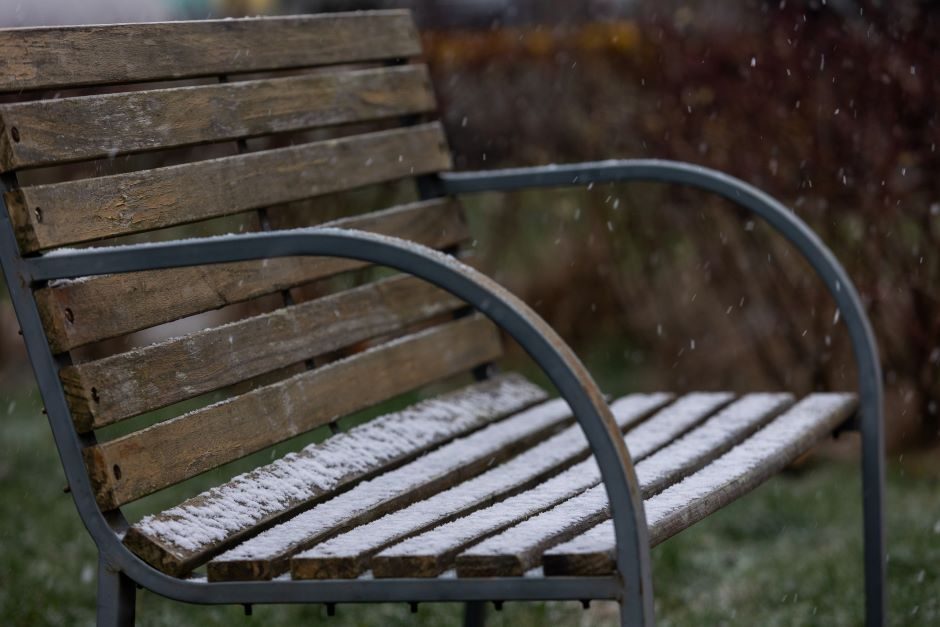 Orai Lietuvoje: vietomis sulauksime sniego ir šlapdribos