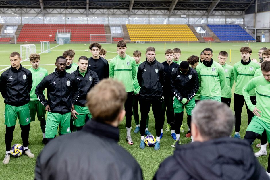 Vilniaus „Žalgiris“ surengė pirmą treniruotę