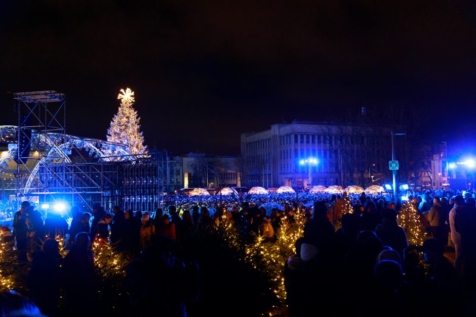 Kalėdinės Kauno eglutės įžiebimas