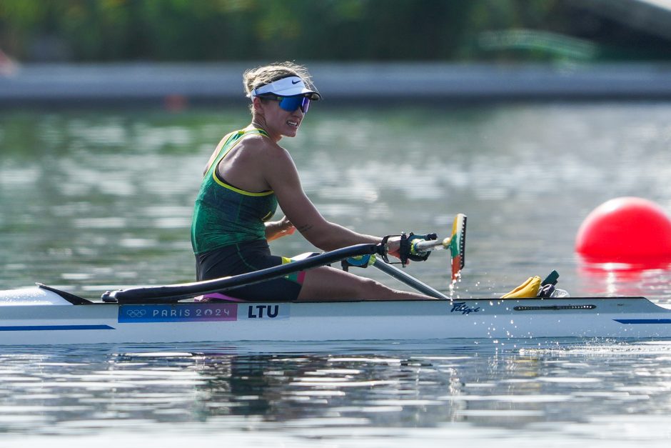 Ketvirtfinalį laimėjusi V. Senkutė – vienviečių valčių pusfinalyje