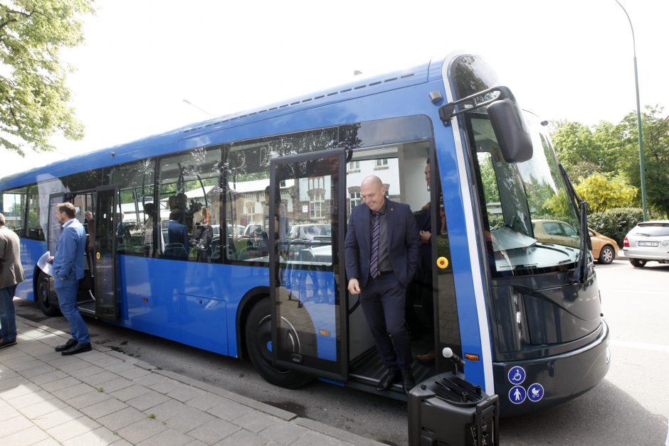 Klaipėdoje palaiminta elektrobusų idėja