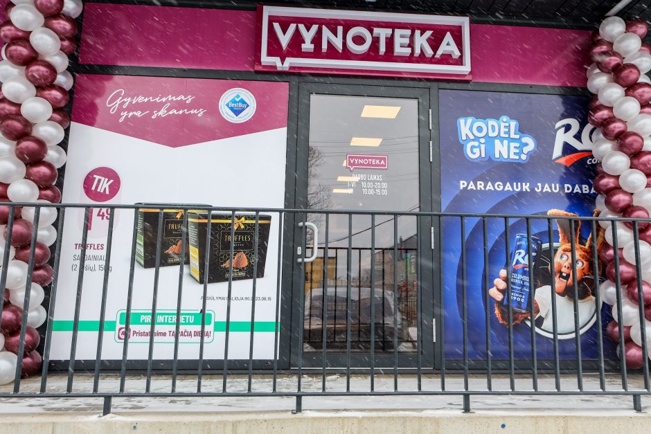 „Vynoteka“ plečia žemėlapį: nauja parduotuvė – Sargėnuose