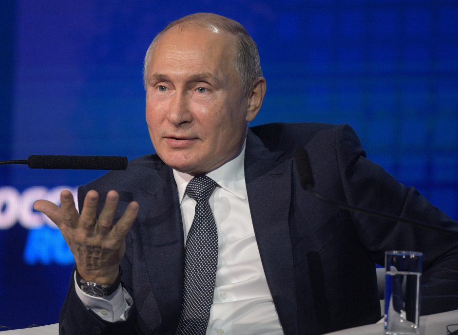 V. Putinas pasirašė įsaką dėl JAV veiksmų žalos Rusijai kompensavimo
