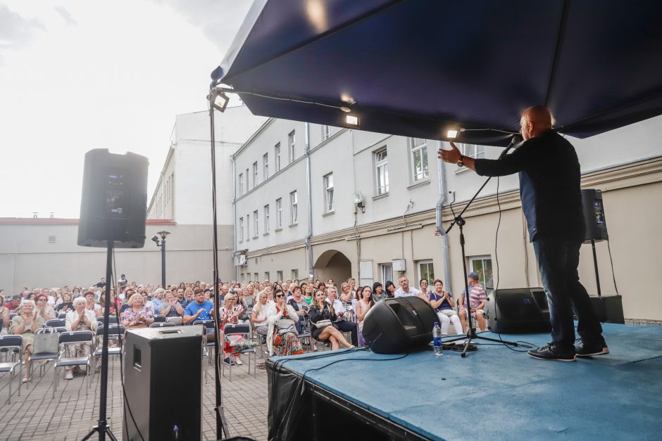 Festivalyje „Gertrūdos vasara“ būrį gerbėjų pritraukė scenos legenda O. Vyšniauskas