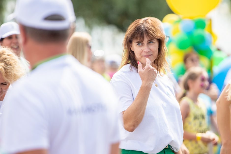 Globėjų šventė Aleksote nepaliko abejingų: daugiausia džiaugsmo vaikams suteikė putų diskoteka