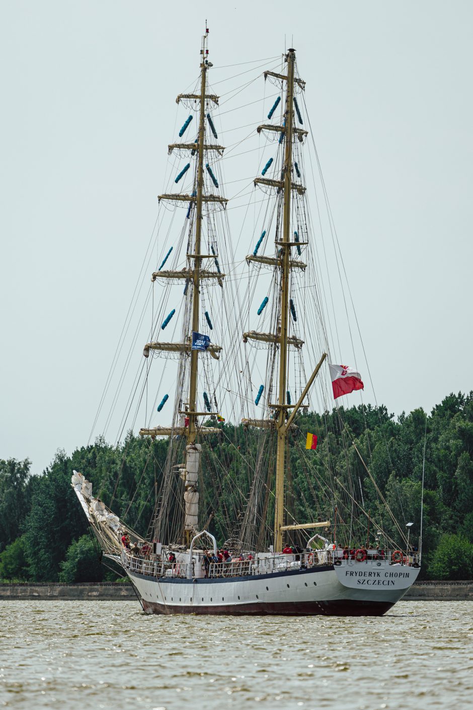Savaitgalį „The Tall Ships Races 2024“ burlaiviai įveikė pirmąjį lenktynių etapą Helsinkyje