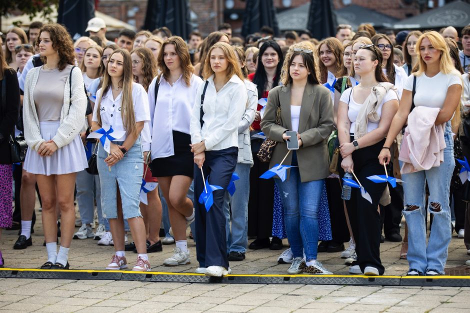 LSMU mokslo metų pradžios šventėje – neribotų galimybių ir bendruomeniškumo dvasia  