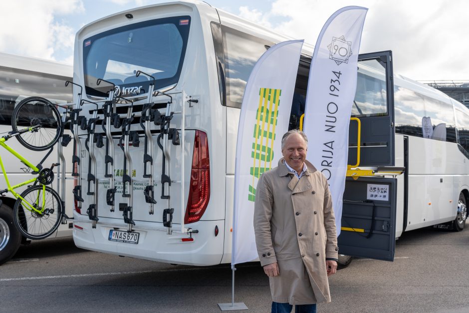 Autobuse – ir liftas, ir garsinė sistema