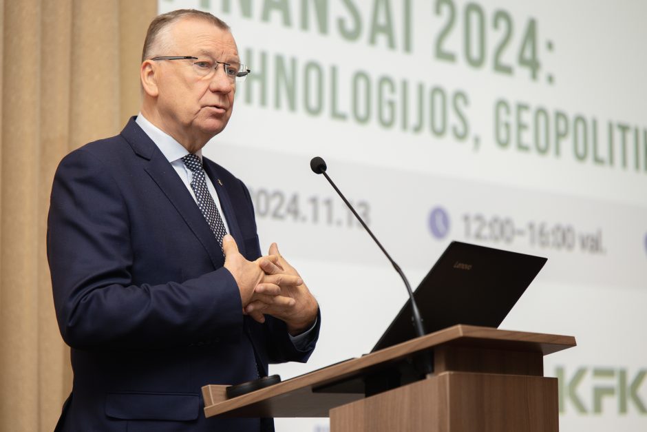 KPPAR konferencijoje „Finansai 2024“ – žvilgsnis į geopolitiką ir strategijas