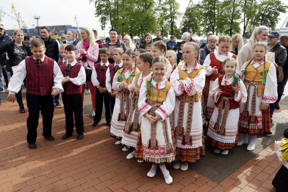 Vasarą vaikai pasitiko koncertu