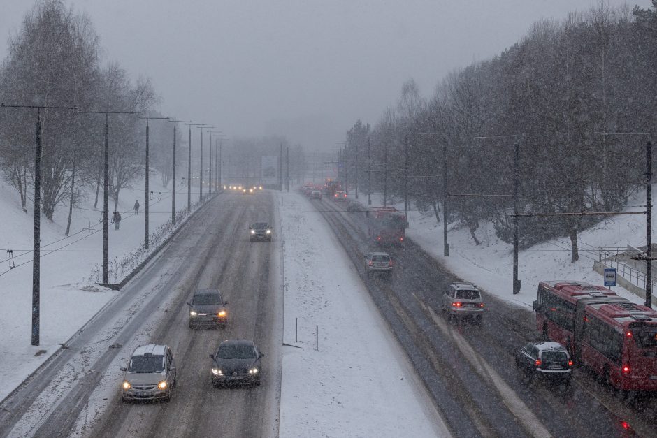 Sostinės gyventojai raginami pasiruošti pūgai: ką būtina žinoti