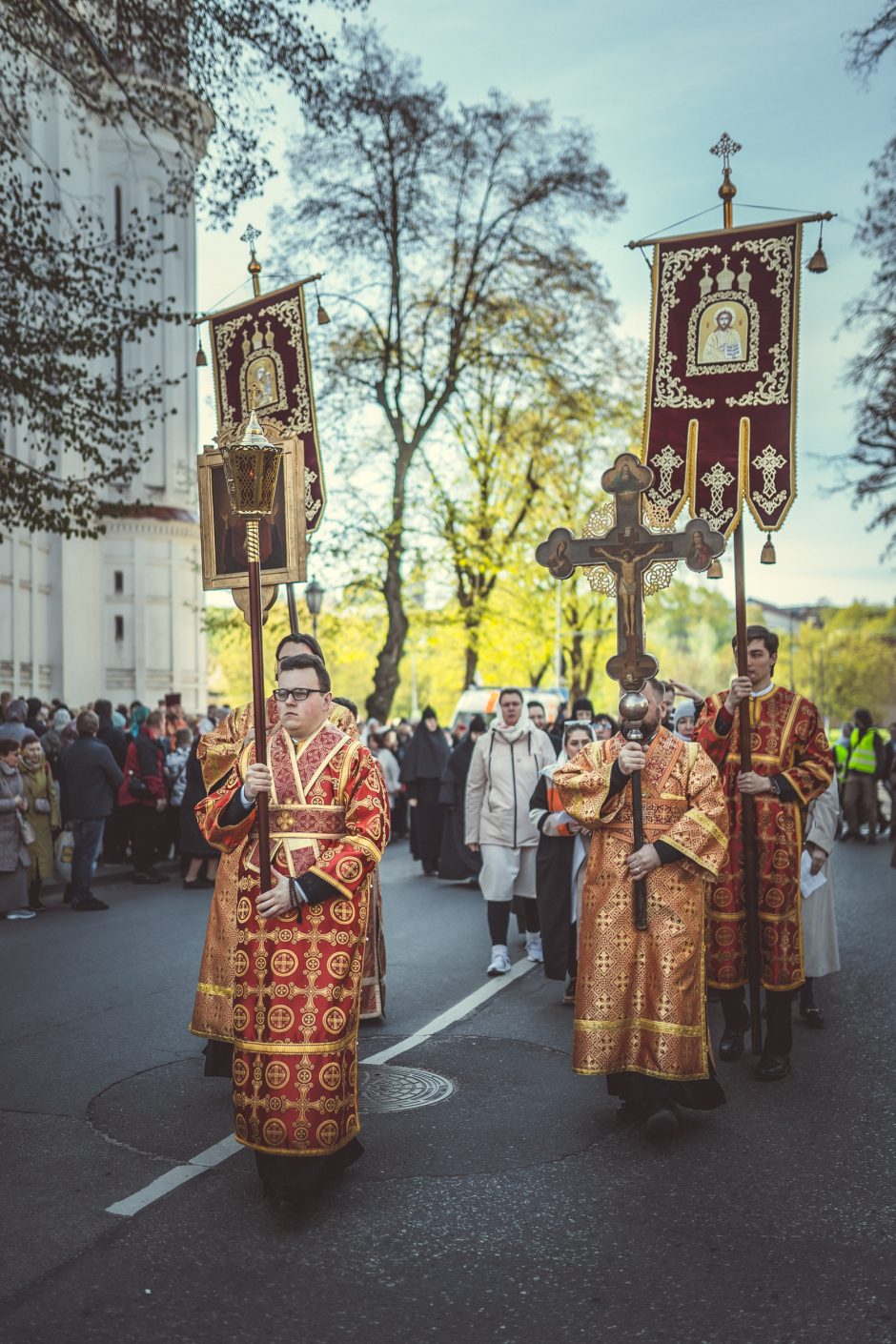 Tūkstančiai stačiatikių  išreiškė savo požiūrį į bandymus suskaldyti bažnyčią