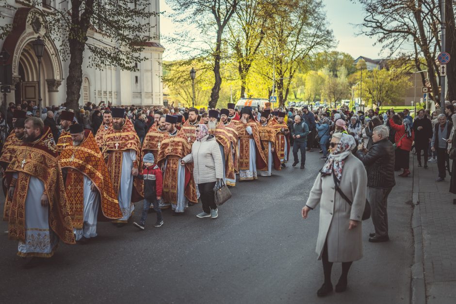 Tūkstančiai stačiatikių  išreiškė savo požiūrį į bandymus suskaldyti bažnyčią