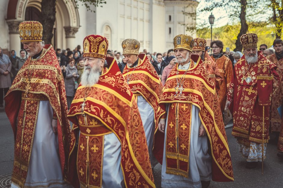 Tūkstančiai stačiatikių  išreiškė savo požiūrį į bandymus suskaldyti bažnyčią