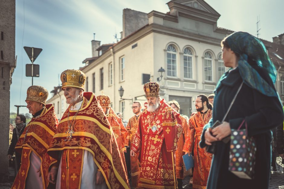 Tūkstančiai stačiatikių  išreiškė savo požiūrį į bandymus suskaldyti bažnyčią