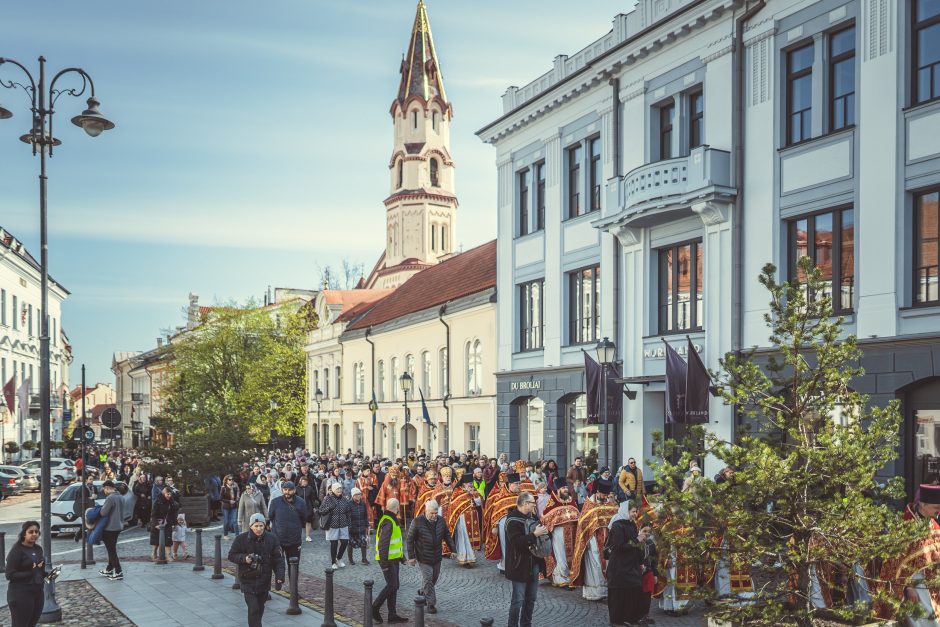 Tūkstančiai stačiatikių  išreiškė savo požiūrį į bandymus suskaldyti bažnyčią