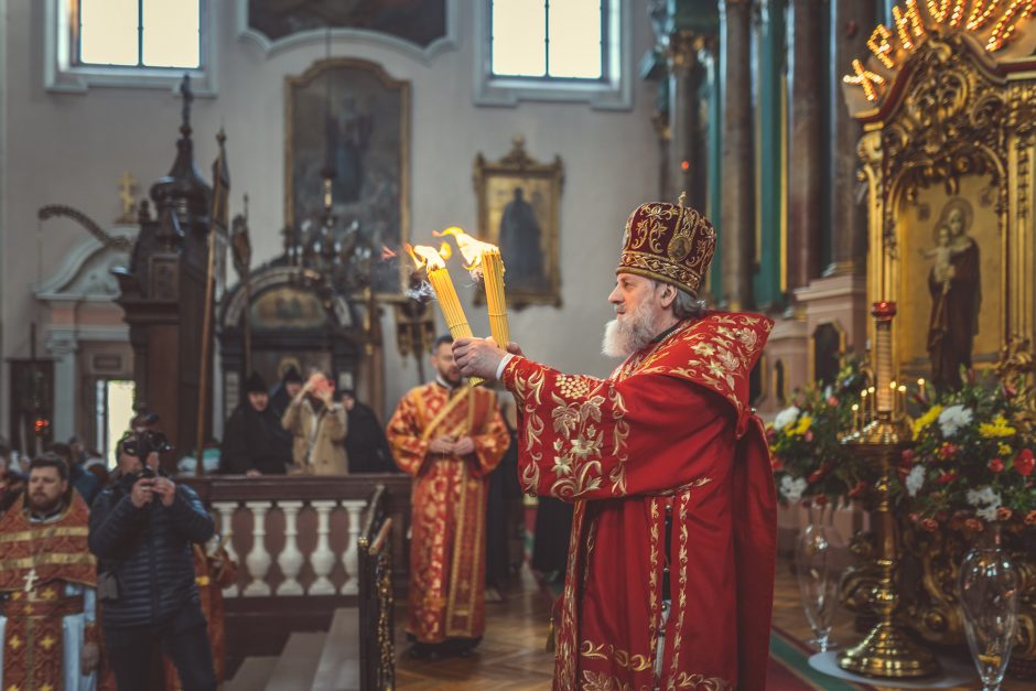 Tūkstančiai stačiatikių  išreiškė savo požiūrį į bandymus suskaldyti bažnyčią