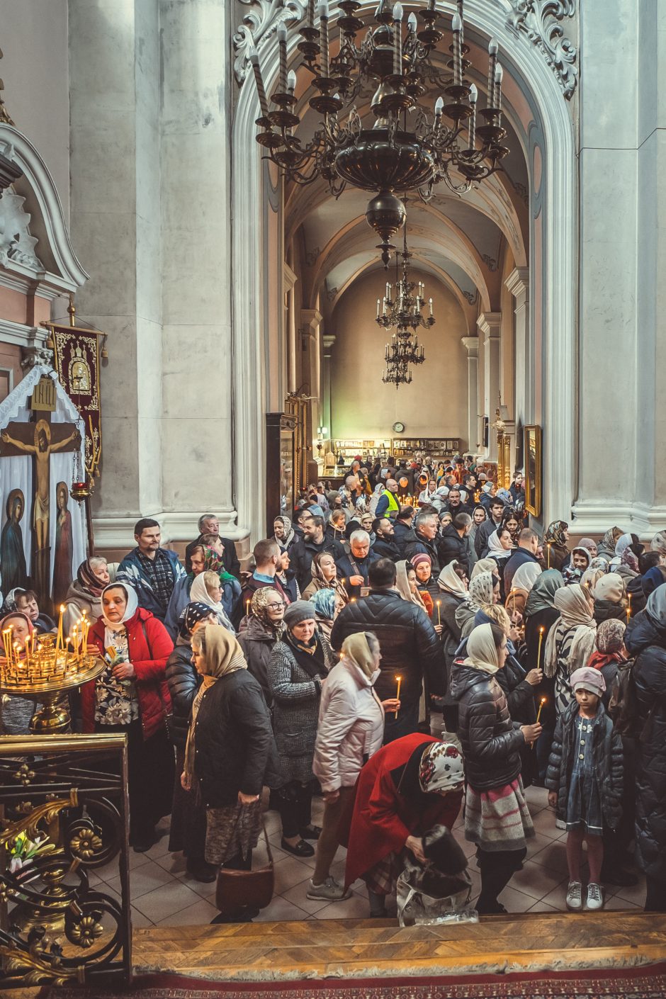 Tūkstančiai stačiatikių  išreiškė savo požiūrį į bandymus suskaldyti bažnyčią