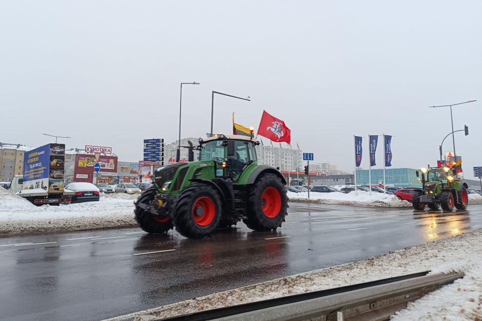 Žinomi žmonės stebi žemdirbių protestą: pro akis nepraslydo nei karstas, nei technikos galybė