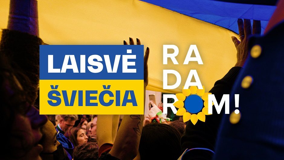 Per Lietuvą ritasi solidarumo su Ukraina banga!