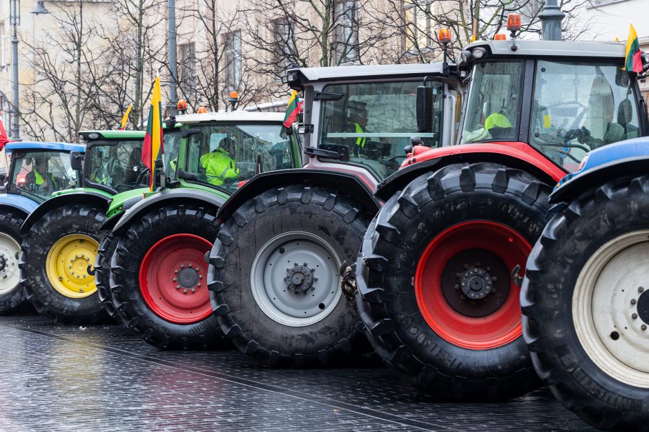 Žinomi žmonės stebi žemdirbių protestą: pro akis nepraslydo nei karstas, nei technikos galybė