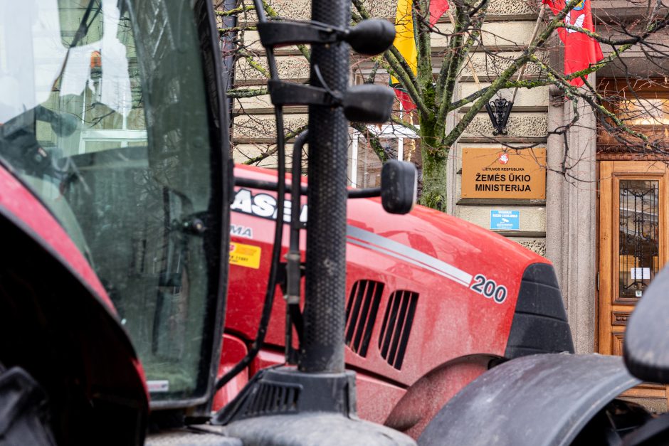 Žinomi žmonės stebi žemdirbių protestą: pro akis nepraslydo nei karstas, nei technikos galybė