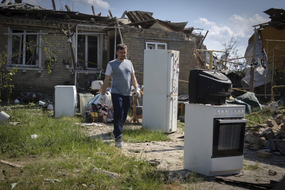 V. Zelenskis, susitikęs su Afrikos lyderiais, atmetė derybas su Rusija