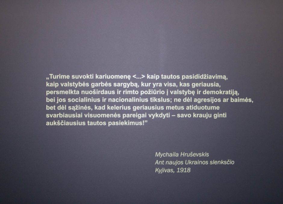 Kaune atidaryta paroda, pristatanti unikalius ukrainiečių kariuomenės eksponatus 