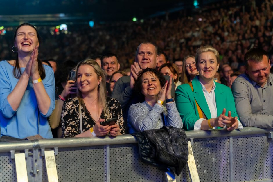 E. Ramazzotti Kaune pažėrė siurprizų ir įspūdingą šou 