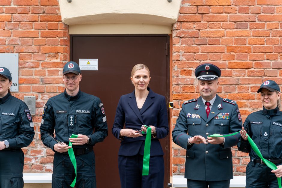 Nemuno policijos komisariatas – atnaujintame pastate: pasižvalgykite