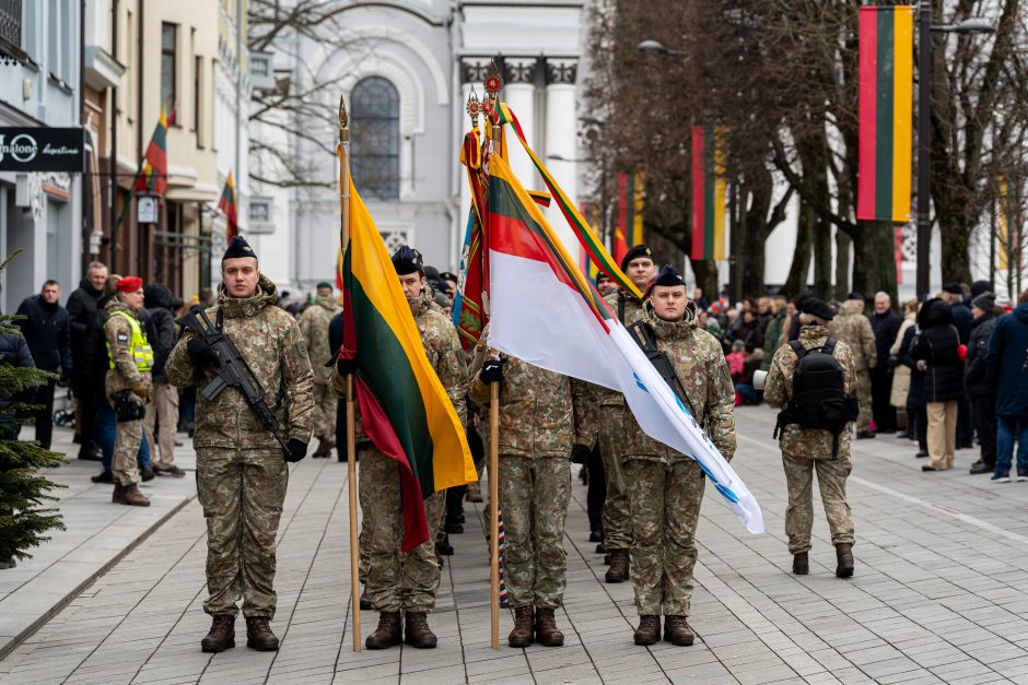 Vasario 16-oji Kaune – su šimtais vėliavų ir pasididžiavimo jausmu