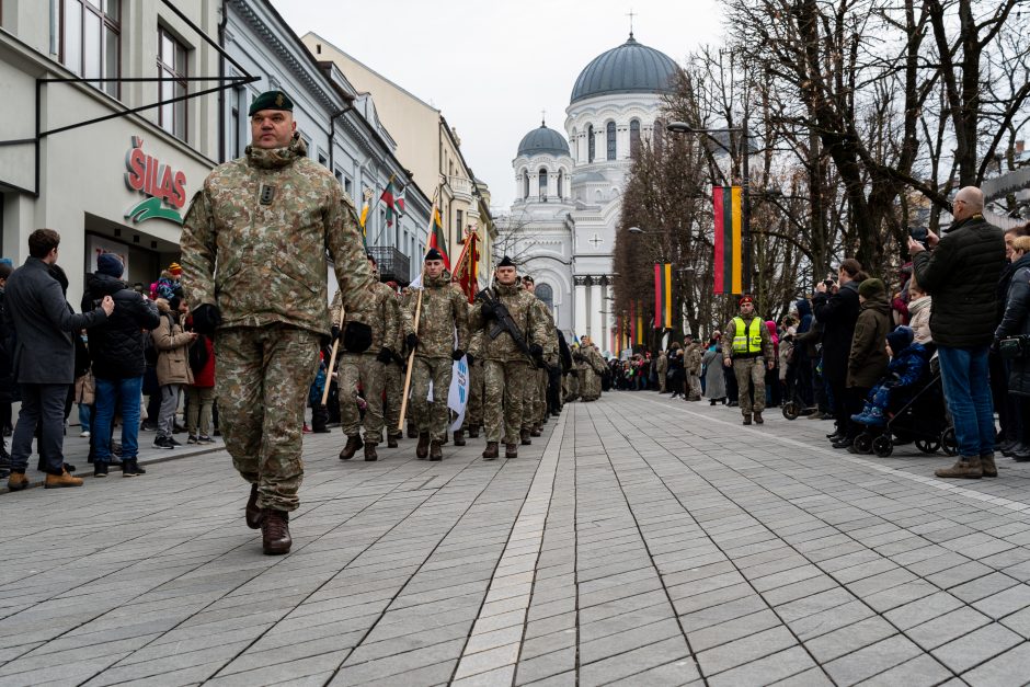 Vasario 16-oji Kaune – su šimtais vėliavų ir pasididžiavimo jausmu