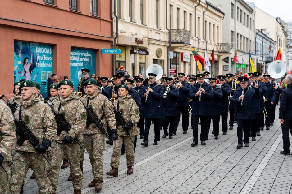 Vasario 16-oji Kaune – su šimtais vėliavų ir pasididžiavimo jausmu