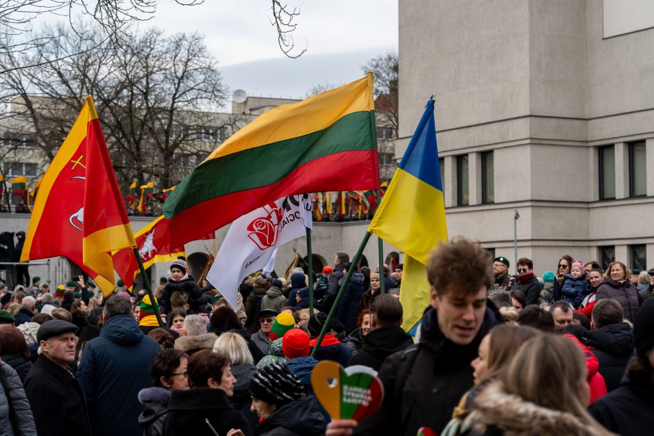 Vasario 16-oji Kaune – su šimtais vėliavų ir pasididžiavimo jausmu