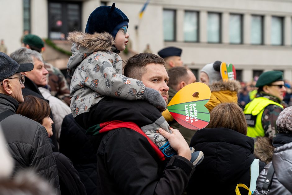 Vasario 16-oji Kaune – su šimtais vėliavų ir pasididžiavimo jausmu