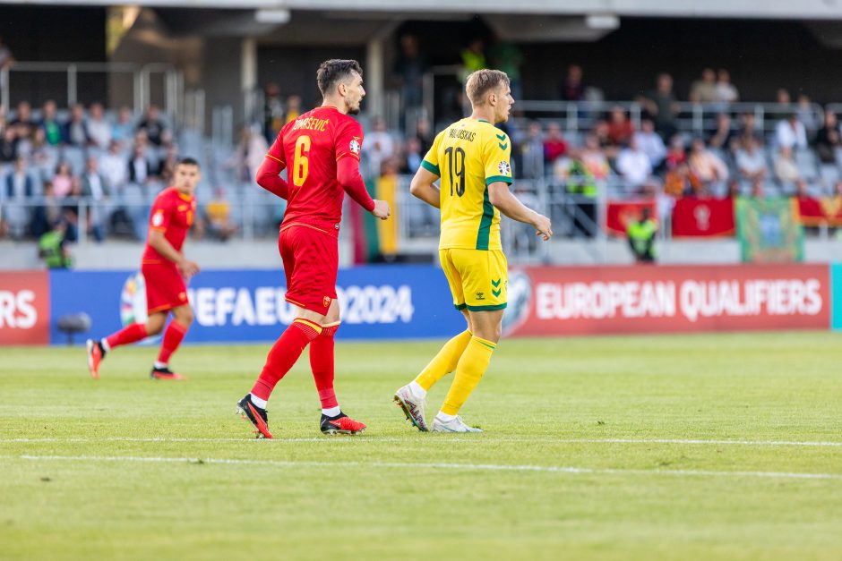 Dramatiškas sugrįžimas: Lietuvos futbolininkai nuliūdino Juodkalniją