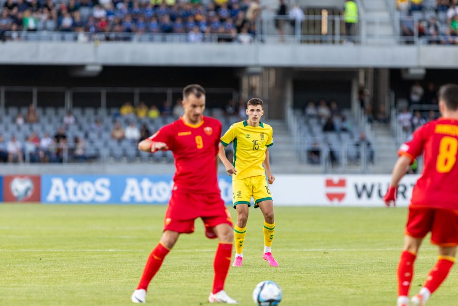 Dramatiškas sugrįžimas: Lietuvos futbolininkai nuliūdino Juodkalniją