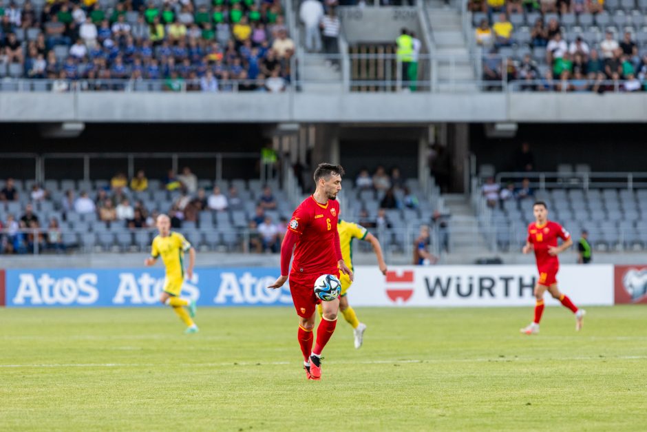 Dramatiškas sugrįžimas: Lietuvos futbolininkai nuliūdino Juodkalniją