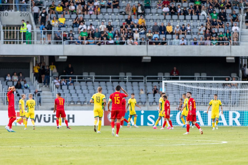 Dramatiškas sugrįžimas: Lietuvos futbolininkai nuliūdino Juodkalniją