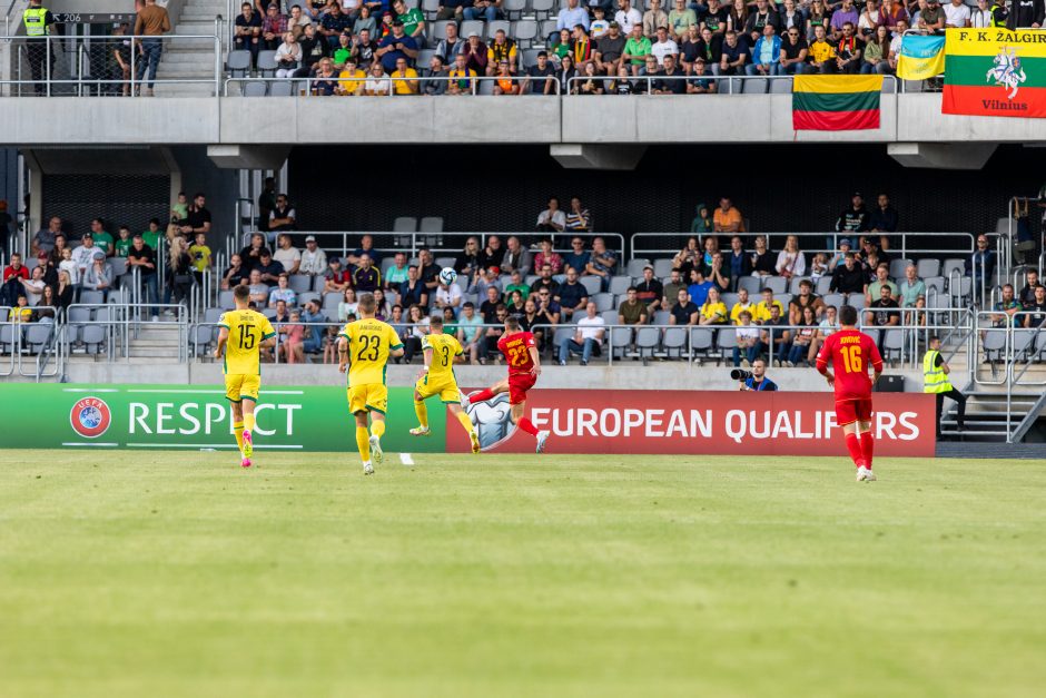 Dramatiškas sugrįžimas: Lietuvos futbolininkai nuliūdino Juodkalniją