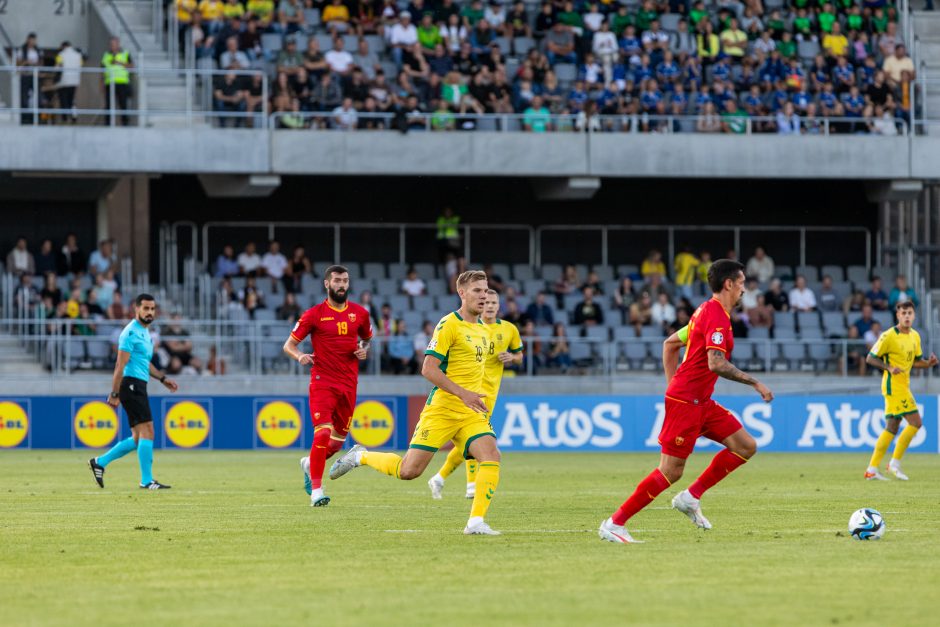 Dramatiškas sugrįžimas: Lietuvos futbolininkai nuliūdino Juodkalniją