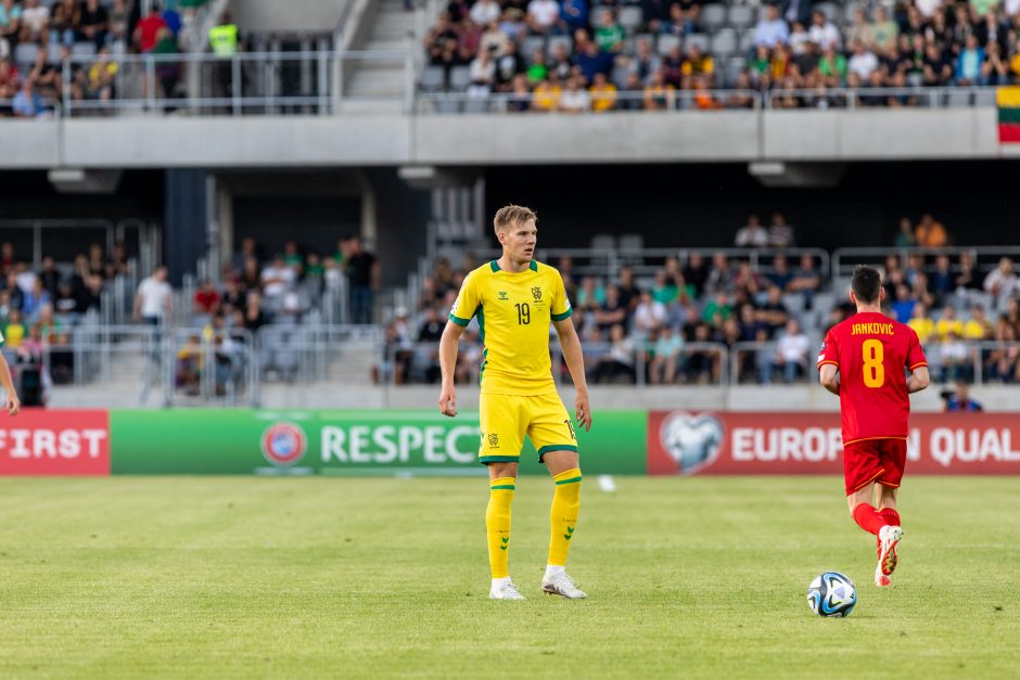 Dramatiškas sugrįžimas: Lietuvos futbolininkai nuliūdino Juodkalniją