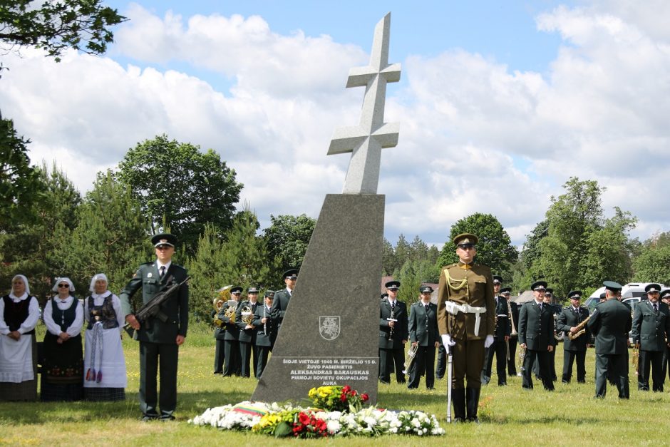 Minimos sovietų okupacijos pirmosios aukos, pasieniečio A. Barausko žūties metinės