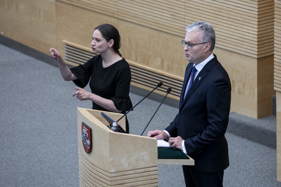 V. Landsbergis po G. Nausėdos pranešimo: mažokai buvo kalbama apie Astravą